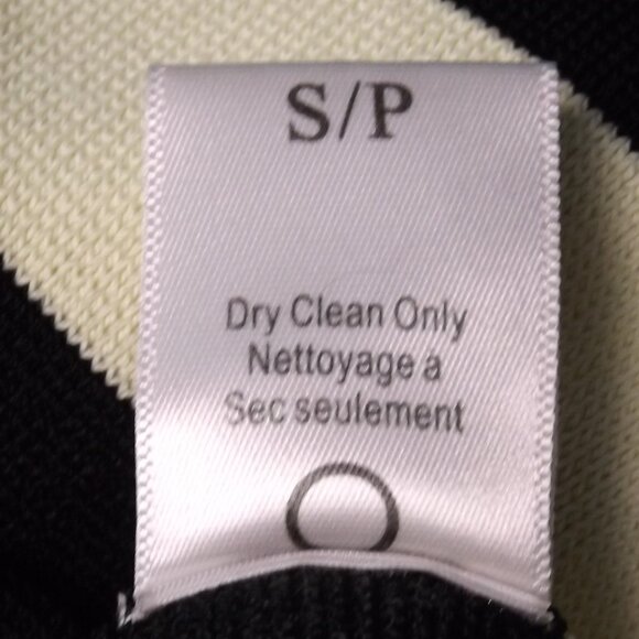 A.L.C. Dress, S, Pippa, Black/Yellow, F&F, Sleeveless, Striped, Small Flaws - Picture 12 of 12